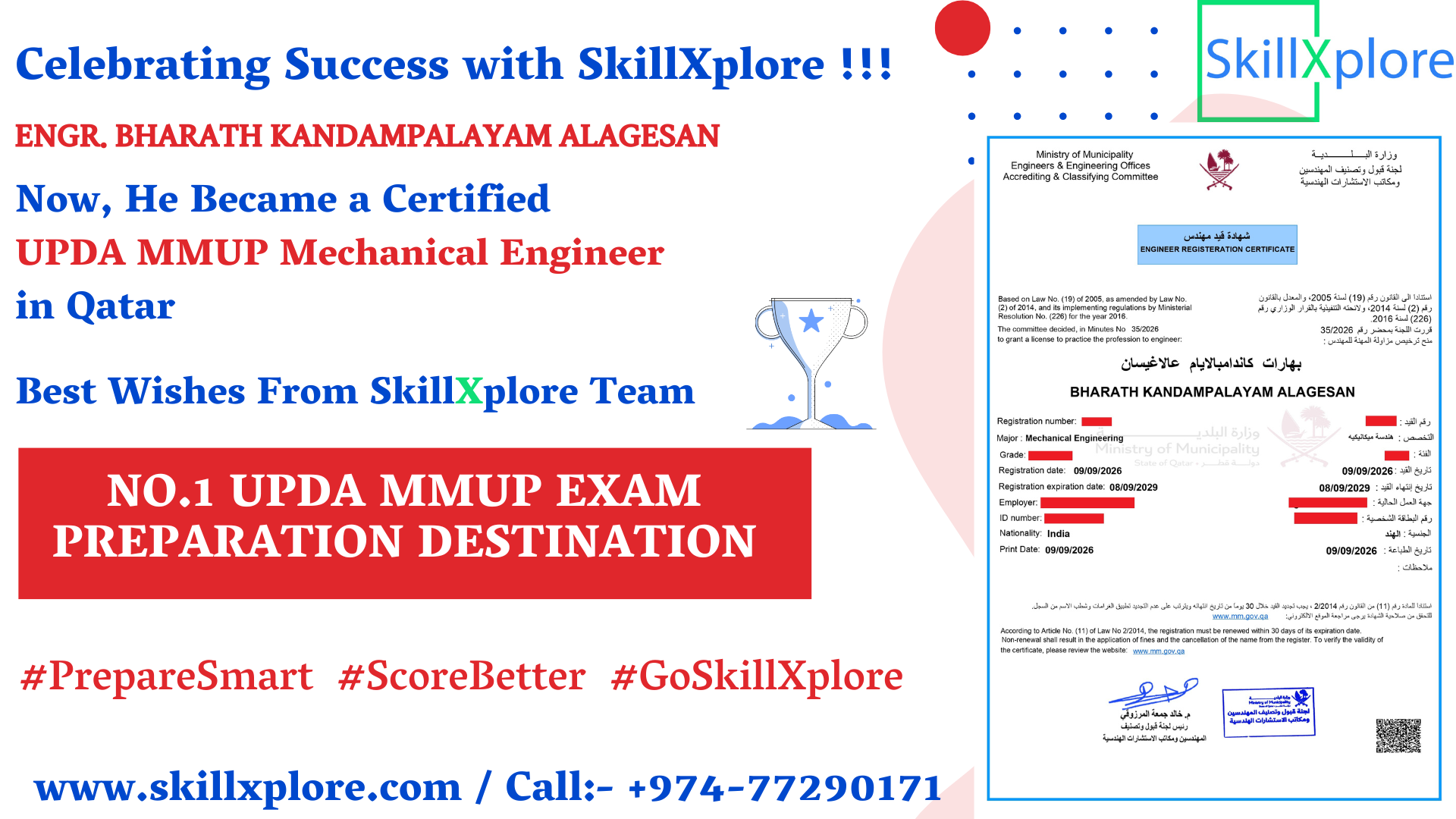 MMUP Exam Training in Qatar SkillXplore